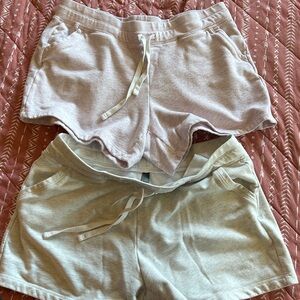 32 Degrees Women's Lounge Shorts - Pink and Cream